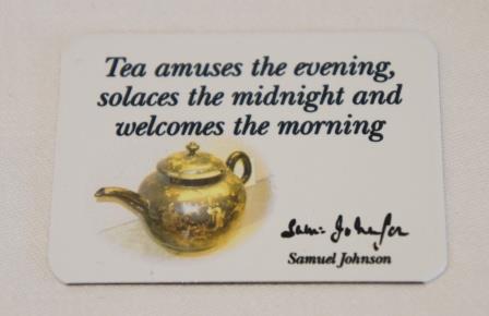 Tea fridge magnet